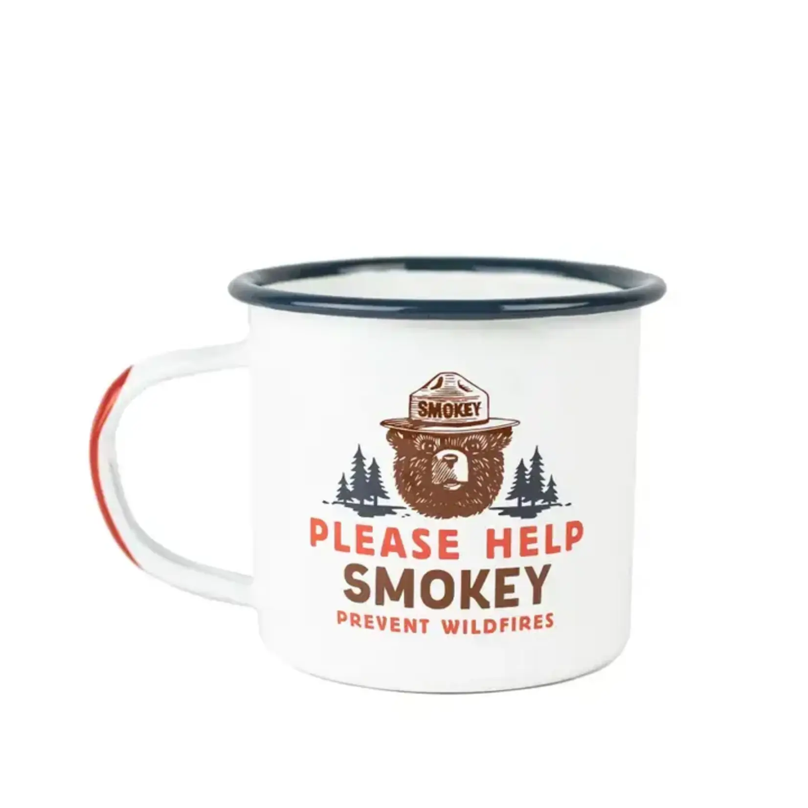 The Landmark Project Landmark Smokey Bear Enamelware Mug