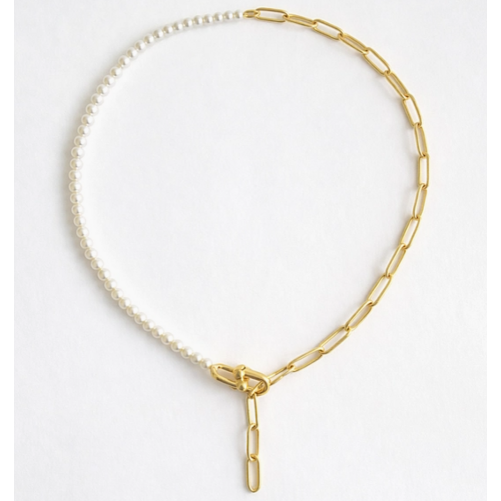 Ellison+Young E+Y Pearl & Chain Harmony Necklace