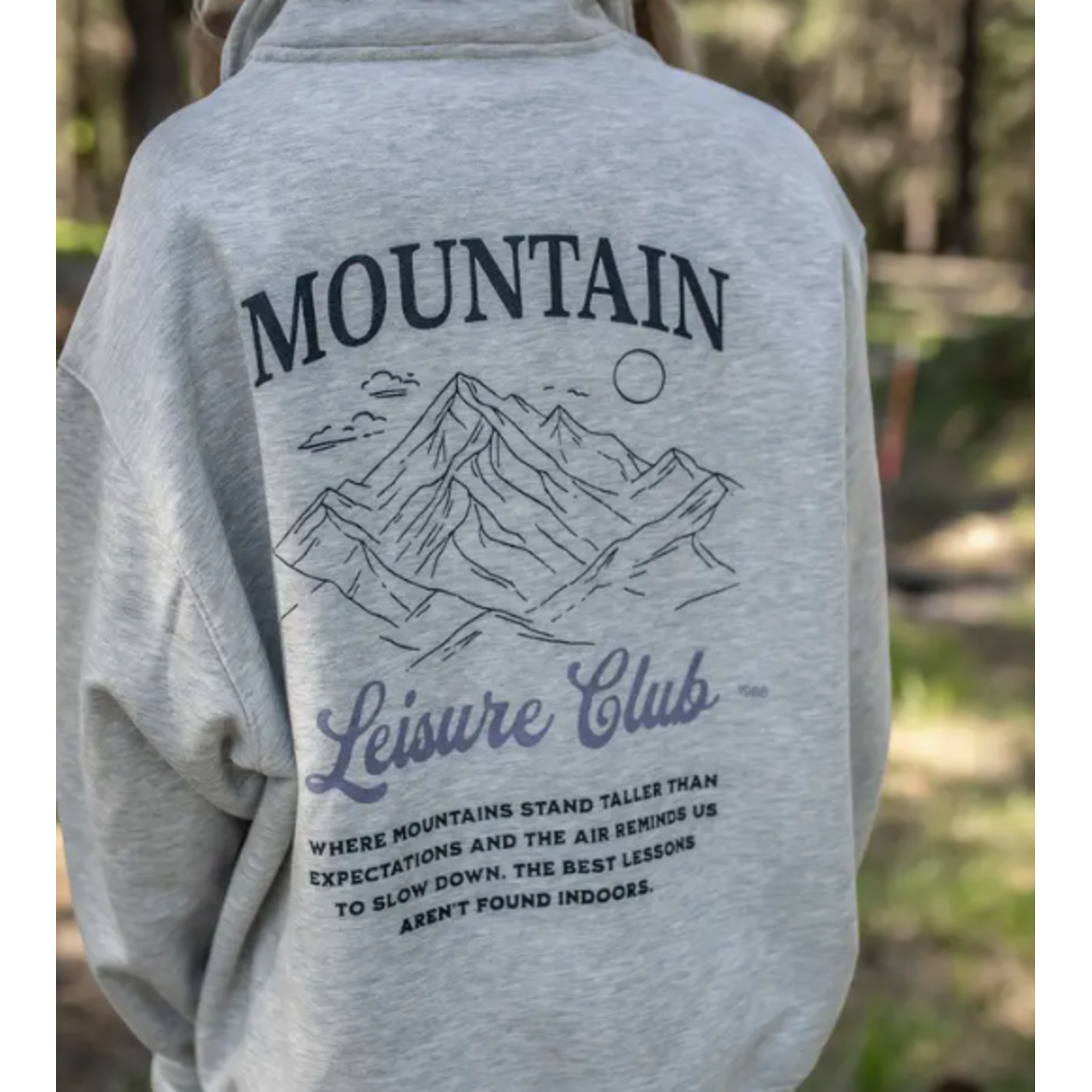 The Montana Scene TMS Mountain Leisure Quarter-Zip Unisex Pullover