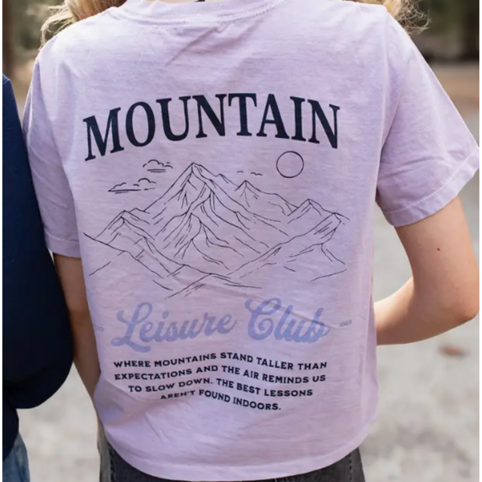 The Montana Scene TMS Mountain Leisure Club Ladies Tee