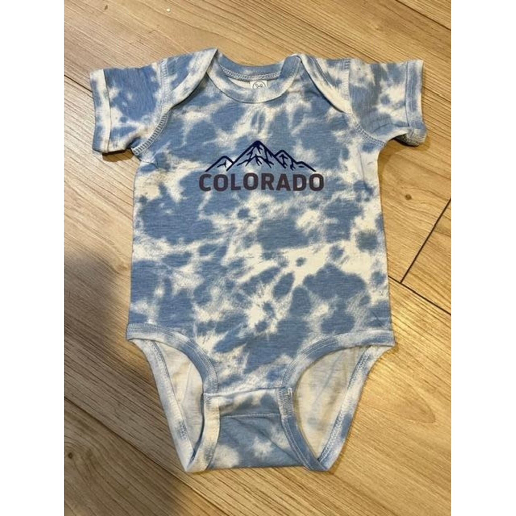 Mountain Standard Time Apparel MST Tie-Dye Mountain Onsie