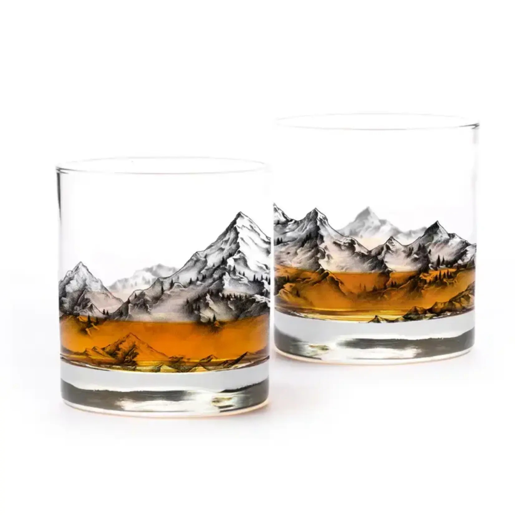 Black Lantern Black Lantern Mountain Modern Whiskey Glass