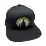 Black Lantern Black Lantern Forest Landscape Hat Black