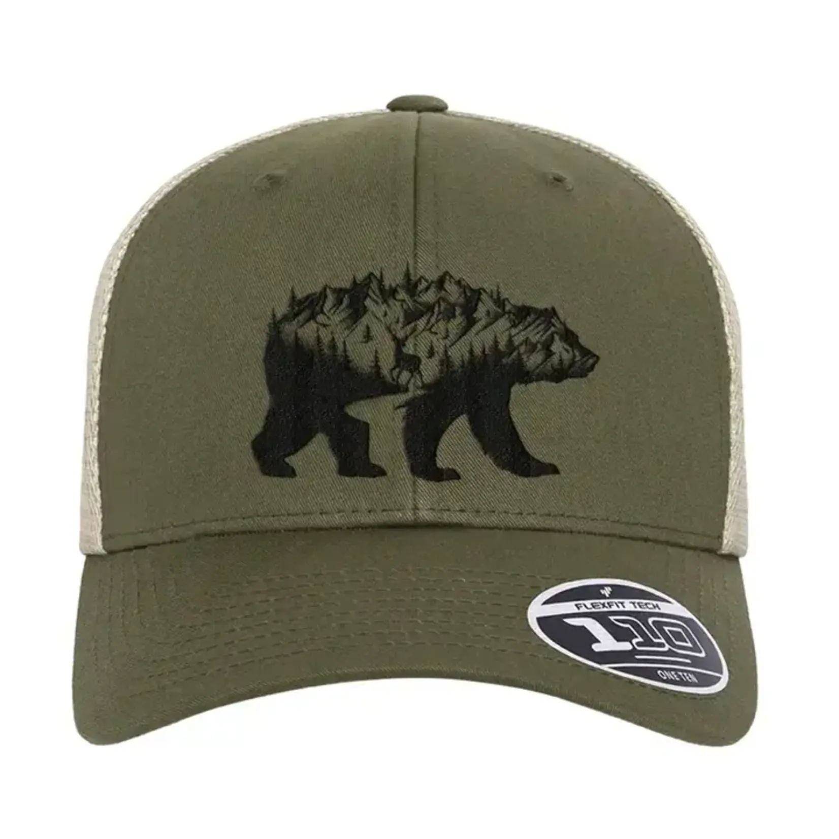 Black Lantern BL Bear + Forest Trucker Hat