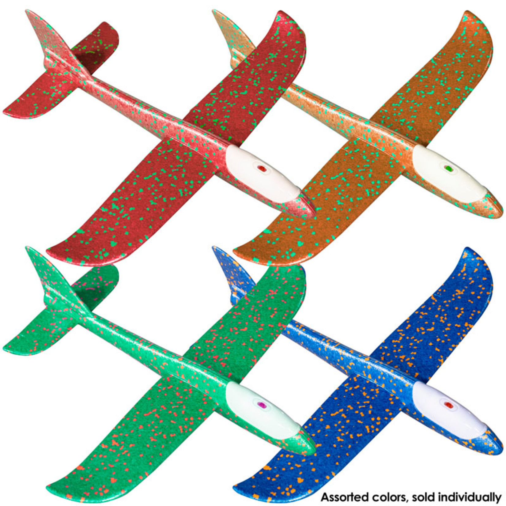Fire Fox Trixter LED Glider Plane (Assorted Colors)