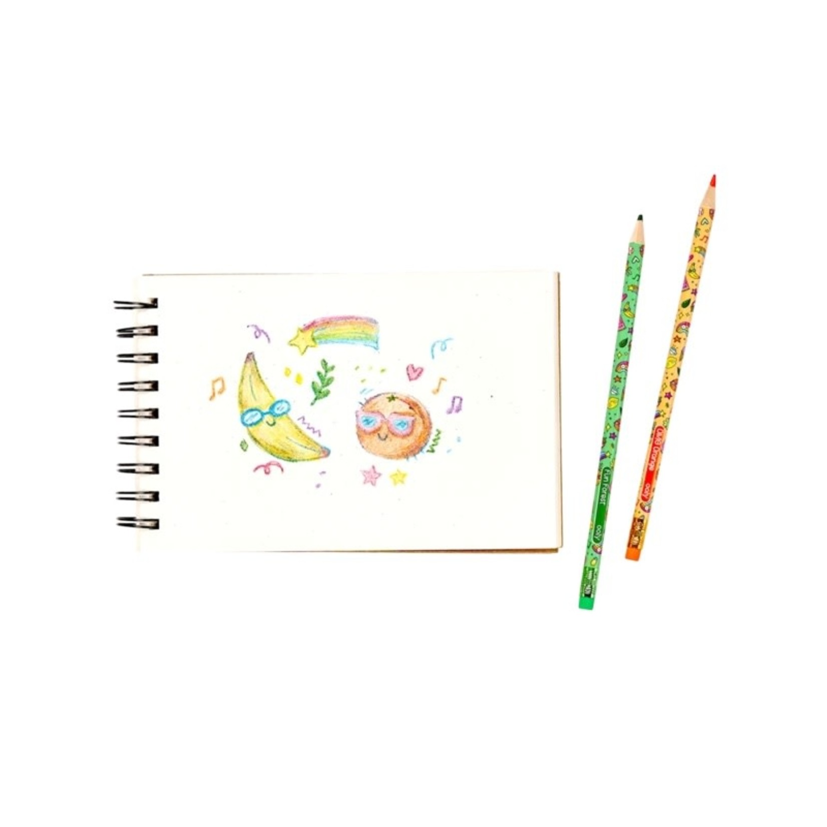 Color Doodlers Fruity Scented Eraseable Color Pencils