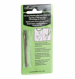 Clover Clover Darning Needles with Latch Hook Eye (3160)