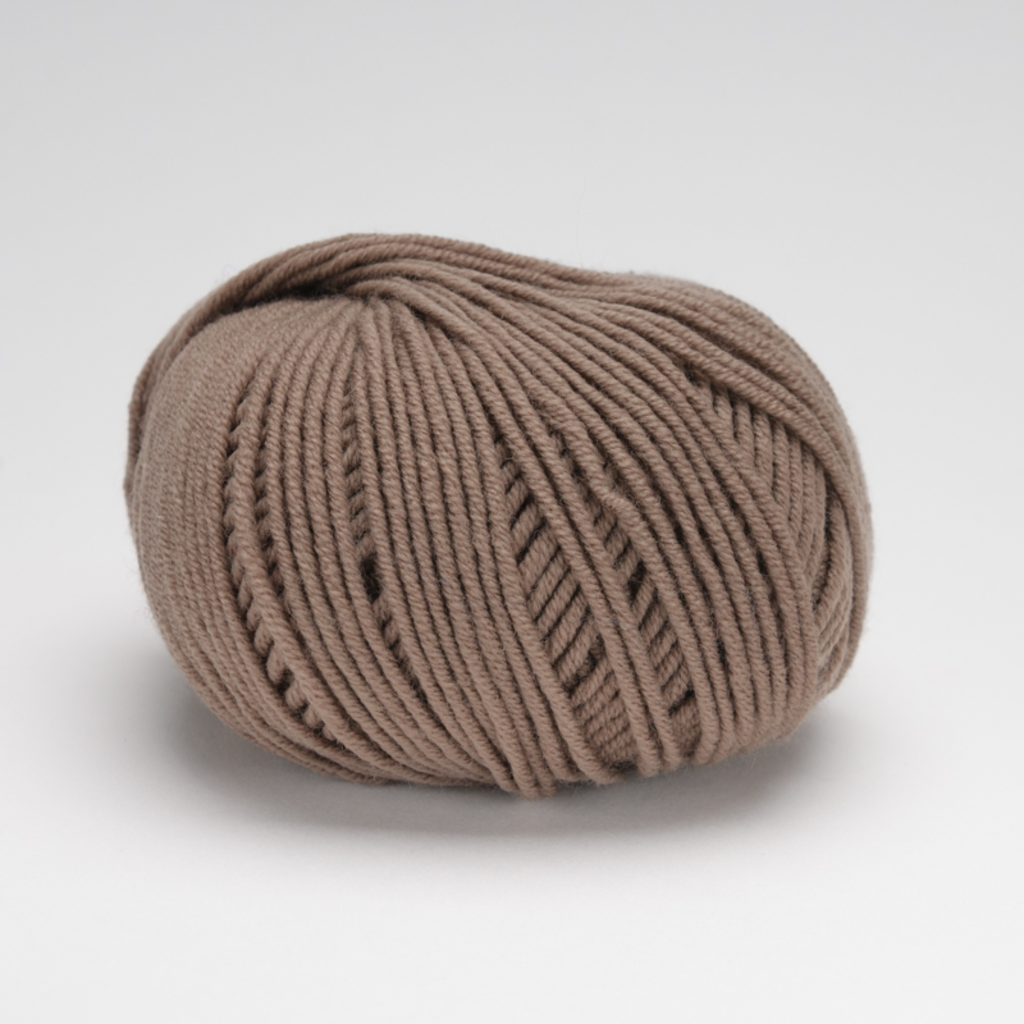 MERINO WOOL 12GG BORDER & FRINGE-