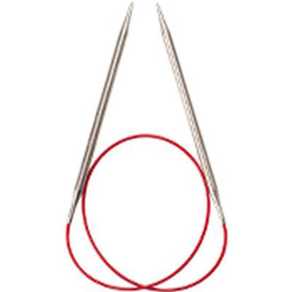 ChiaoGoo ChiaoGoo - Steel 24-inch Red Circular Knitting Needle