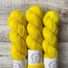 Cab Yellow Hand Dyed Merino Wool Yarn DK / Sport Wt - ewe and me yarns