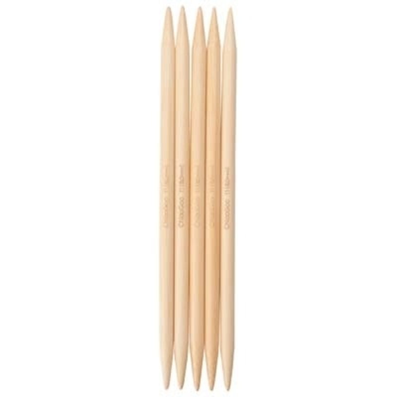 ChiaoGoo ChiaoGoo - Bamboo 8-inch Double Pointed Needles