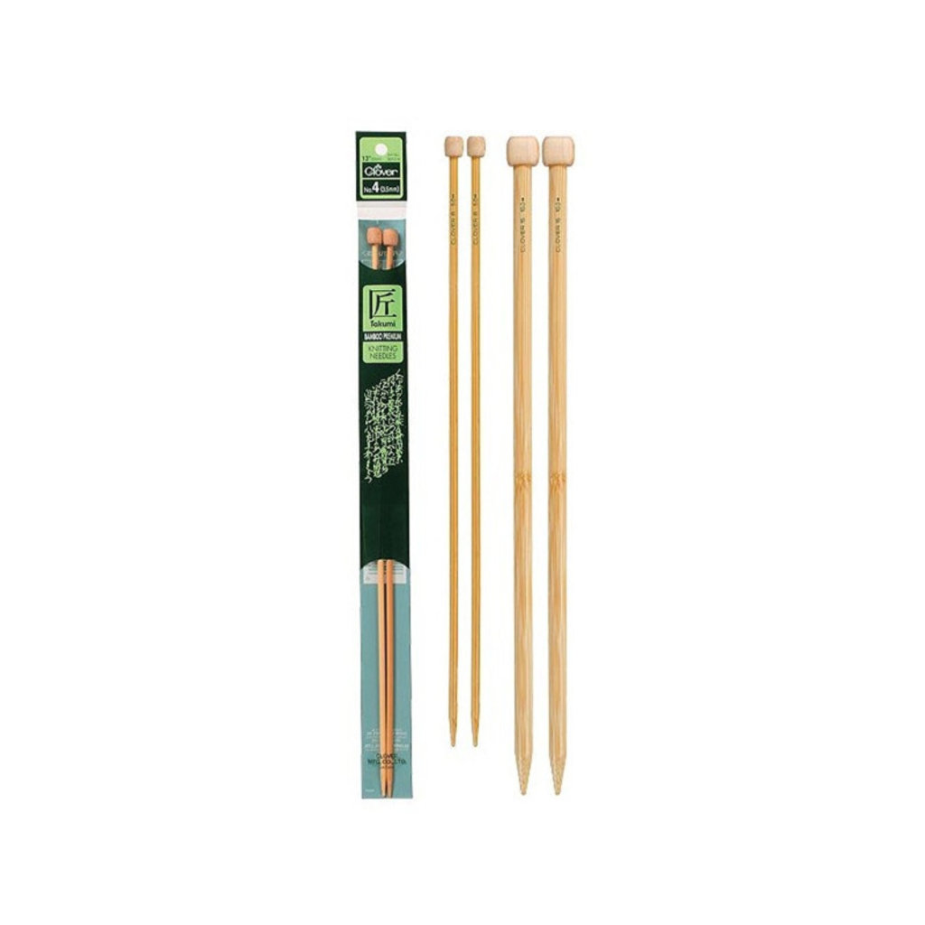 Clover Clover - Bamboo 13-inch (33 cm) Straight Needles