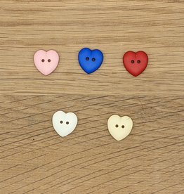 Dill Button - Heart  15 mm