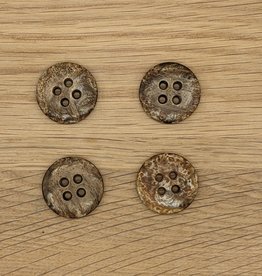 Dill Button - Polyester Brown - 25 mm - 290127