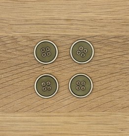 Dill Button - Metal-Poly Button 20 mm