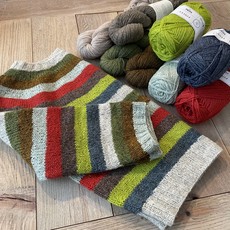 Rauma Stripes Sweater Kit, Finull