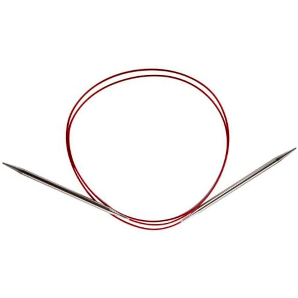 Chiaogoo Red Lace Circular Knitting Needles 24 Inch Circular