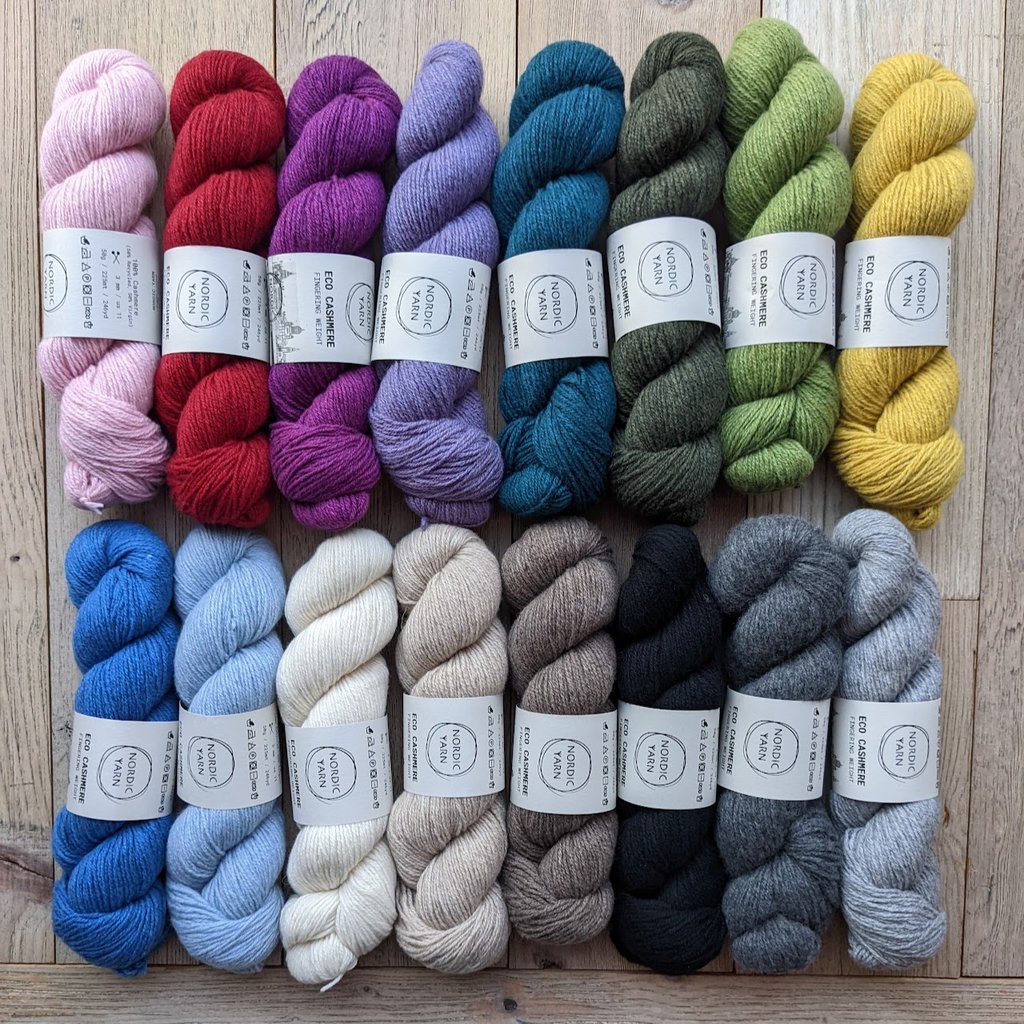 Nordic Yarn 100% Eco Cashmere DK Yarn - Dream Weaver Yarns LLC