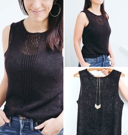 Espace Tricot Staple Linen Top - Joji Locatelli