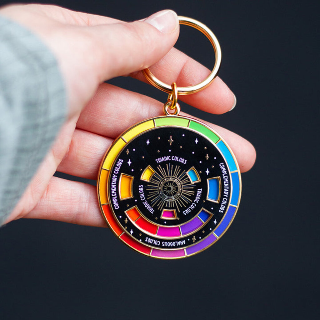 The Gray Muse Colour Wheel Keychain