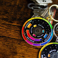 The Gray Muse Colour Wheel Keychain