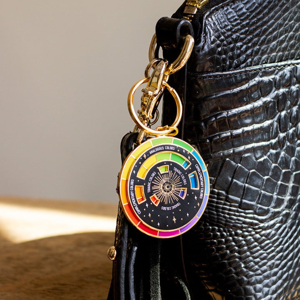 The Gray Muse Colour Wheel Keychain