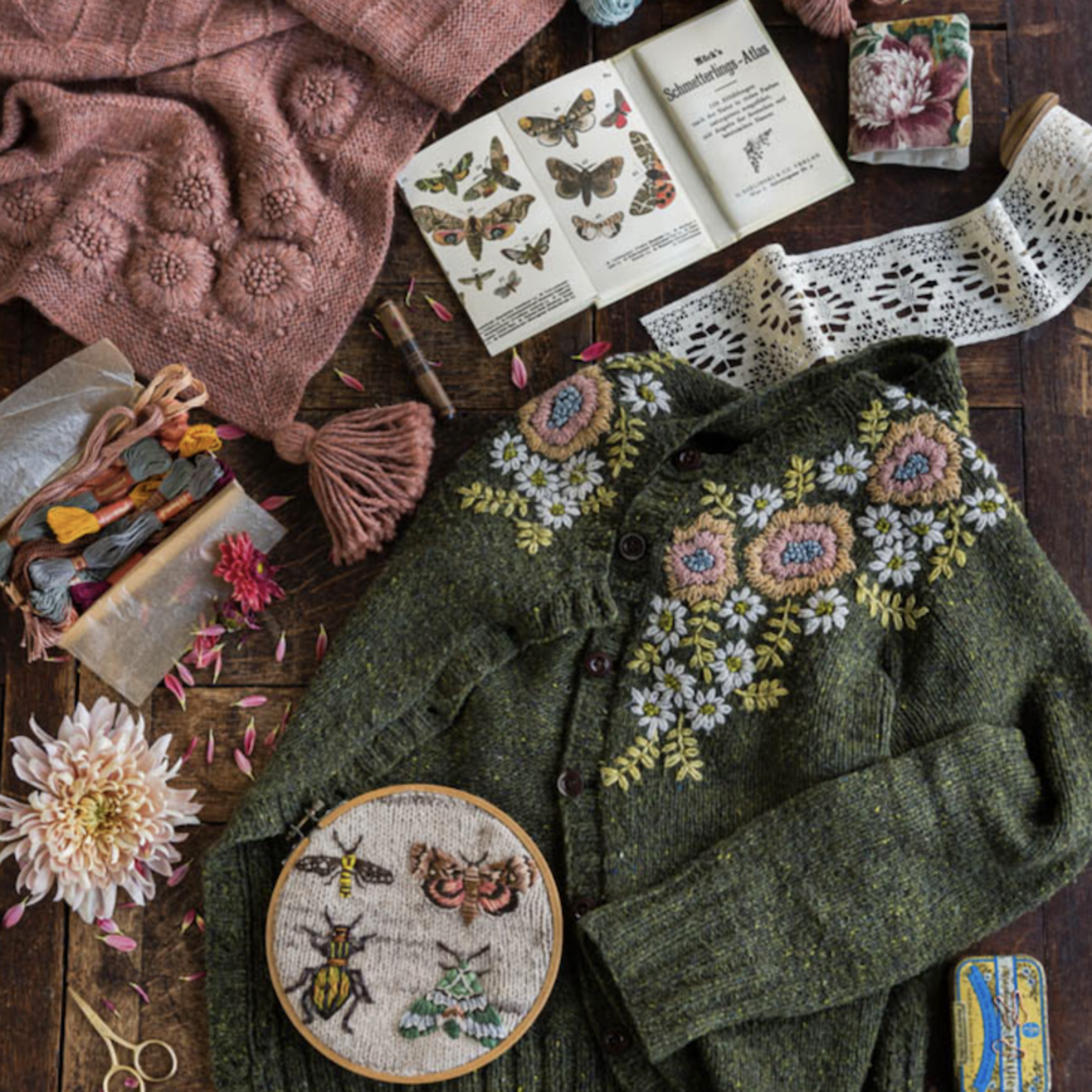 Laine Publishing Embroidery on Knits by Judit Gummlich