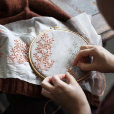 Laine Publishing Embroidery on Knits by Judit Gummlich