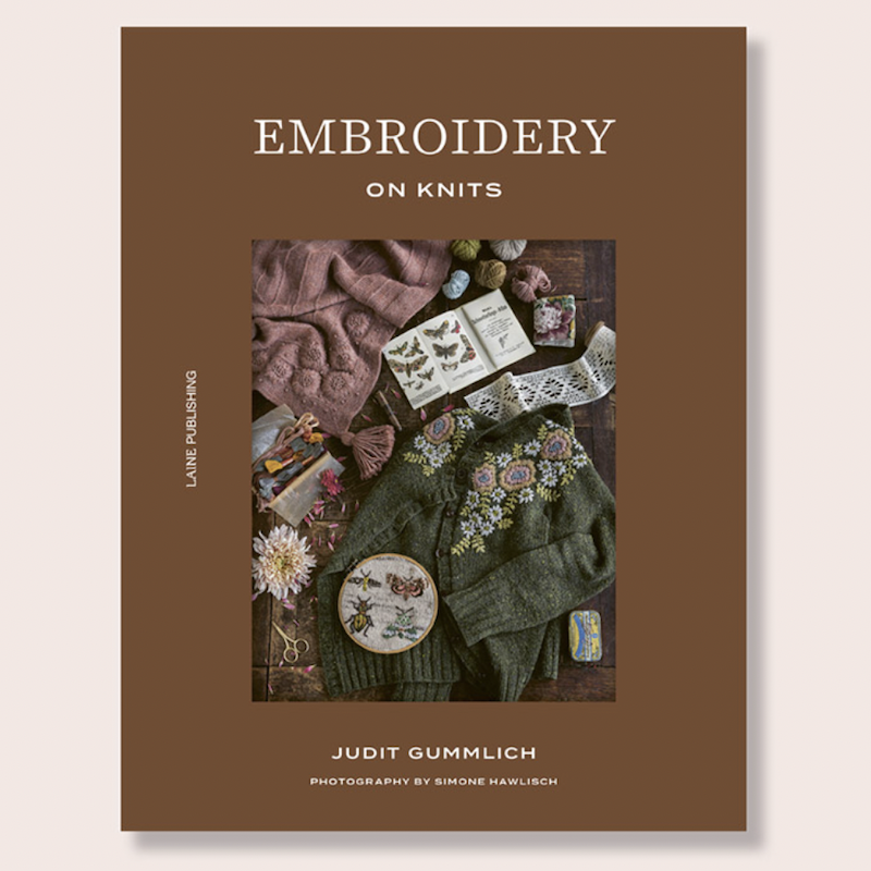 Laine Publishing Embroidery on Knits by Judit Gummlich