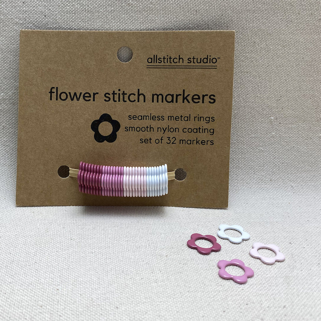 AllStitch Studio Allstitch Studio - Large Flower Stitch Markers