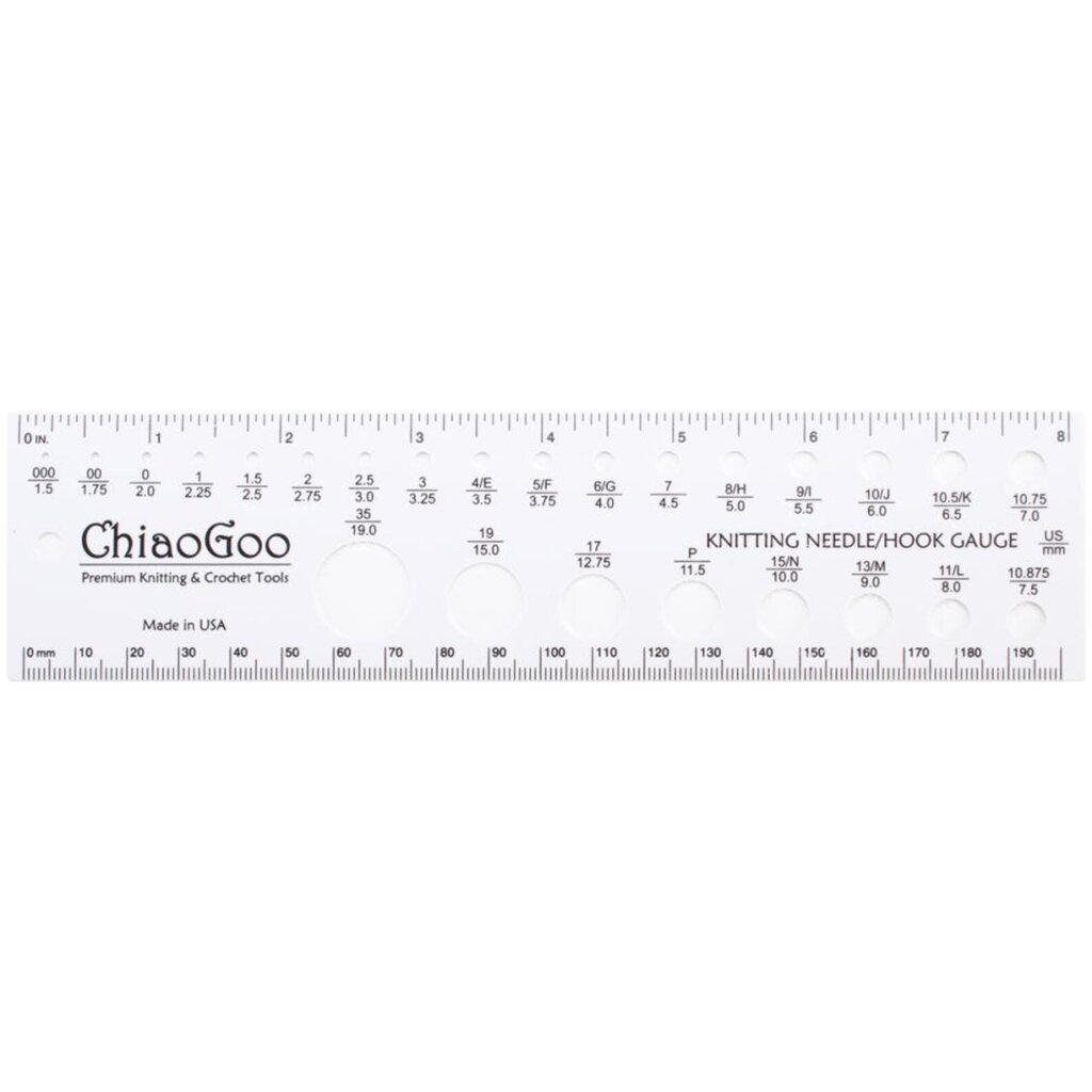 ChiaoGoo Chiaogoo - Needle Gauge 8-inches