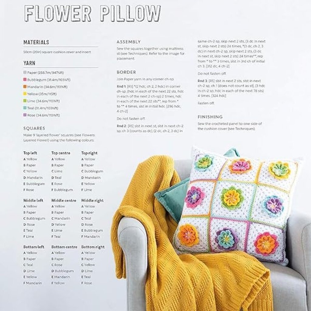 David & Charles 3D Granny Squares by Celine Semaan