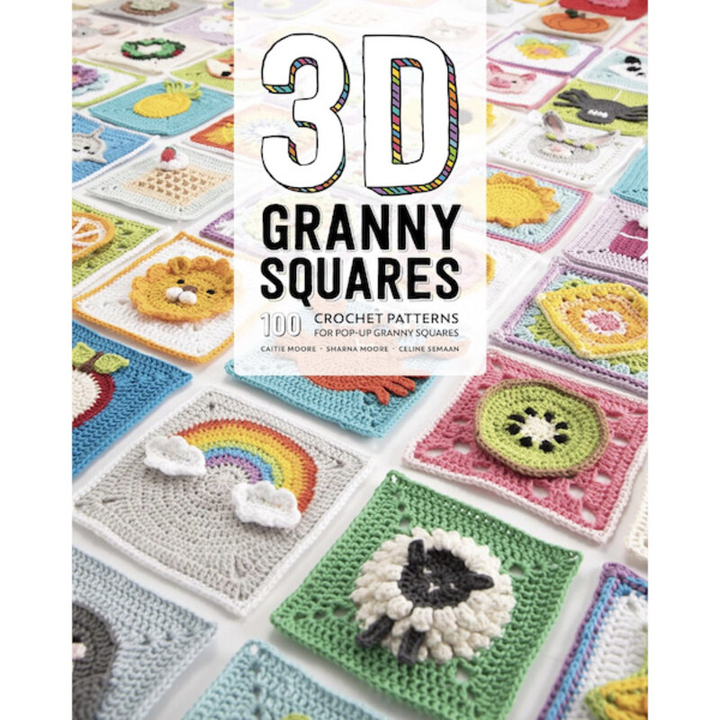 David & Charles 3D Granny Squares by Celine Semaan