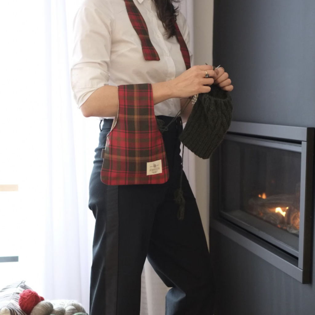 JesabelleB Plaid Knitting Bag 2025