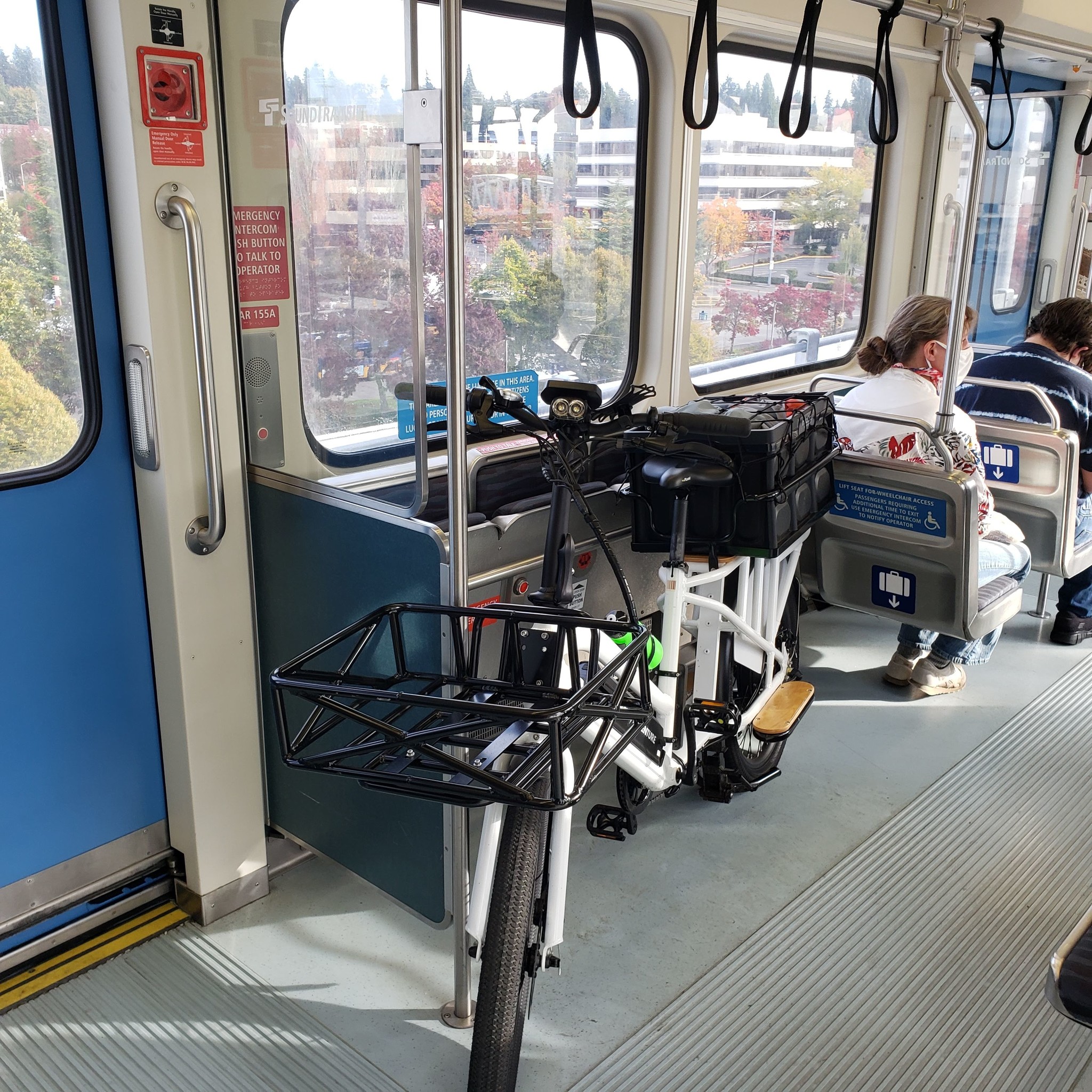 E-Biking on the Seattle Northgate Sound Transit Light Rail