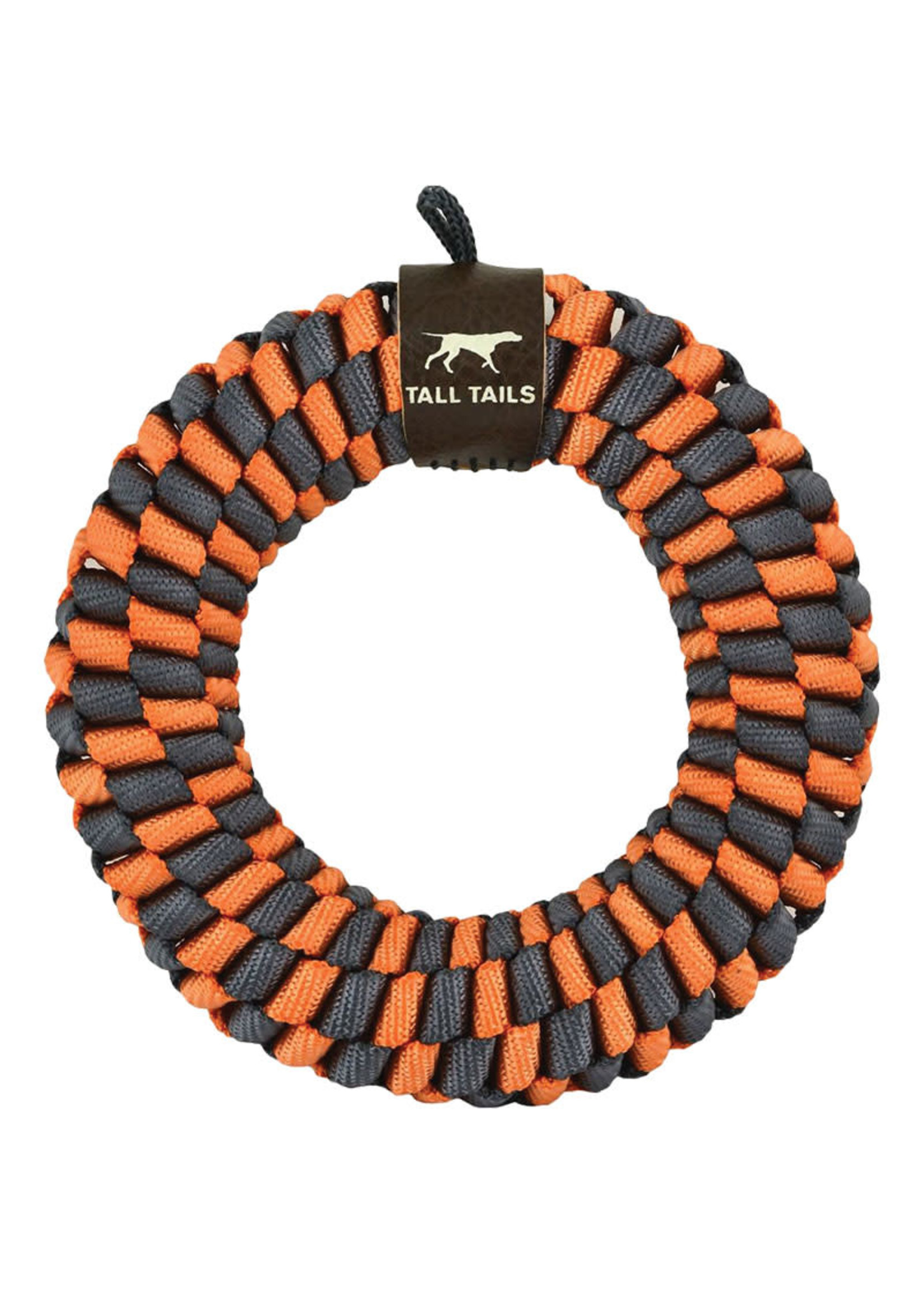 Tall Tails Tall Tails Orange Braided Ring Toy 6"