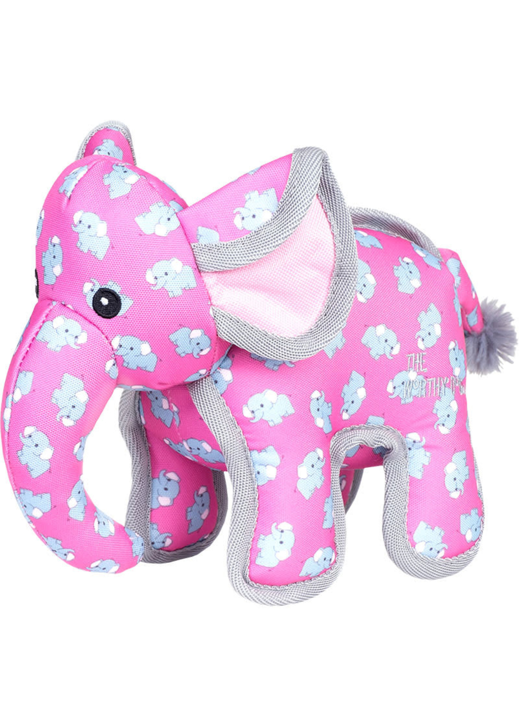 Worthy Dog Worthy Dog Pink Elephant Soft Toy SM