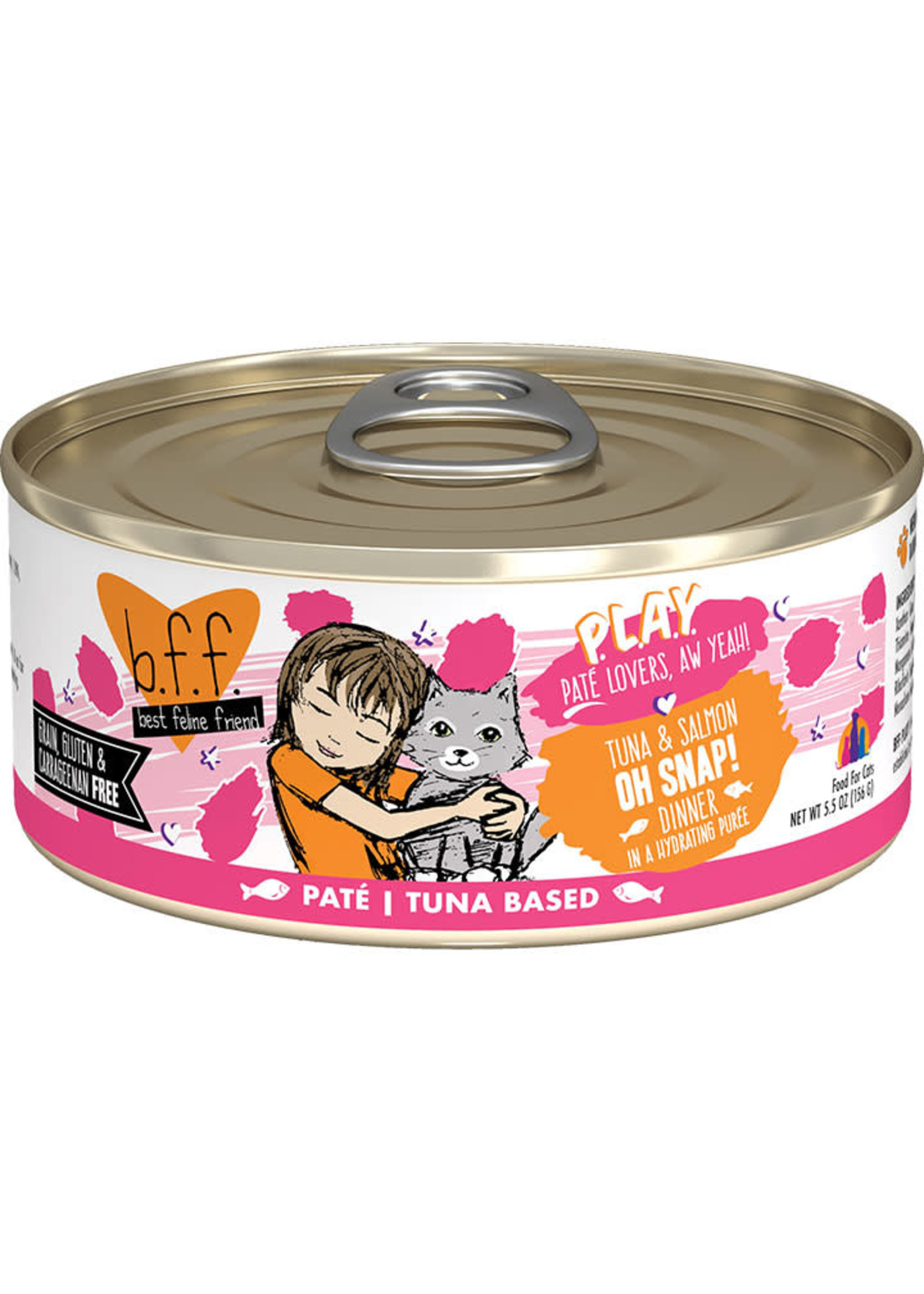 Weruva Weruva BFF - Oh Snap Tuna & Salmon Pate 5.5oz Can Cat Food