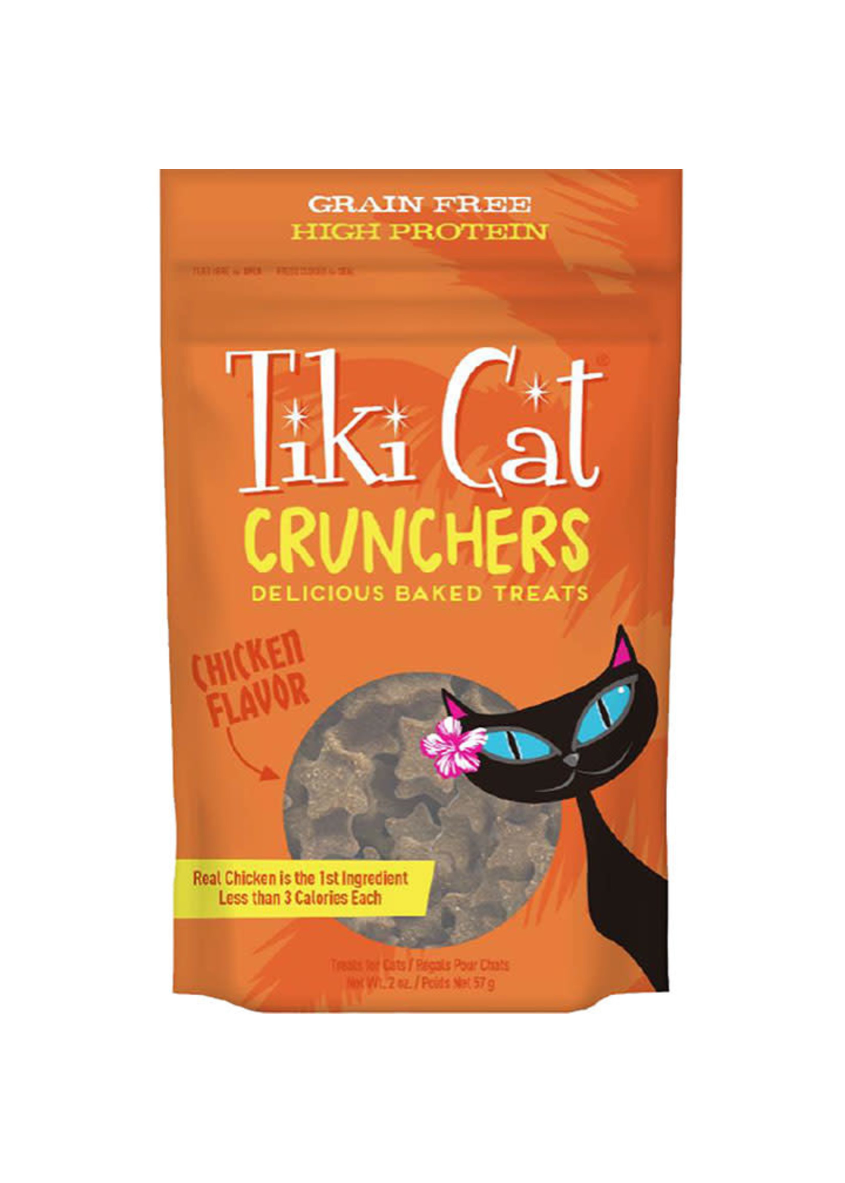 Tiki Tiki Cat Crunchers Chicken & Pumpkin 2oz Cat Treats