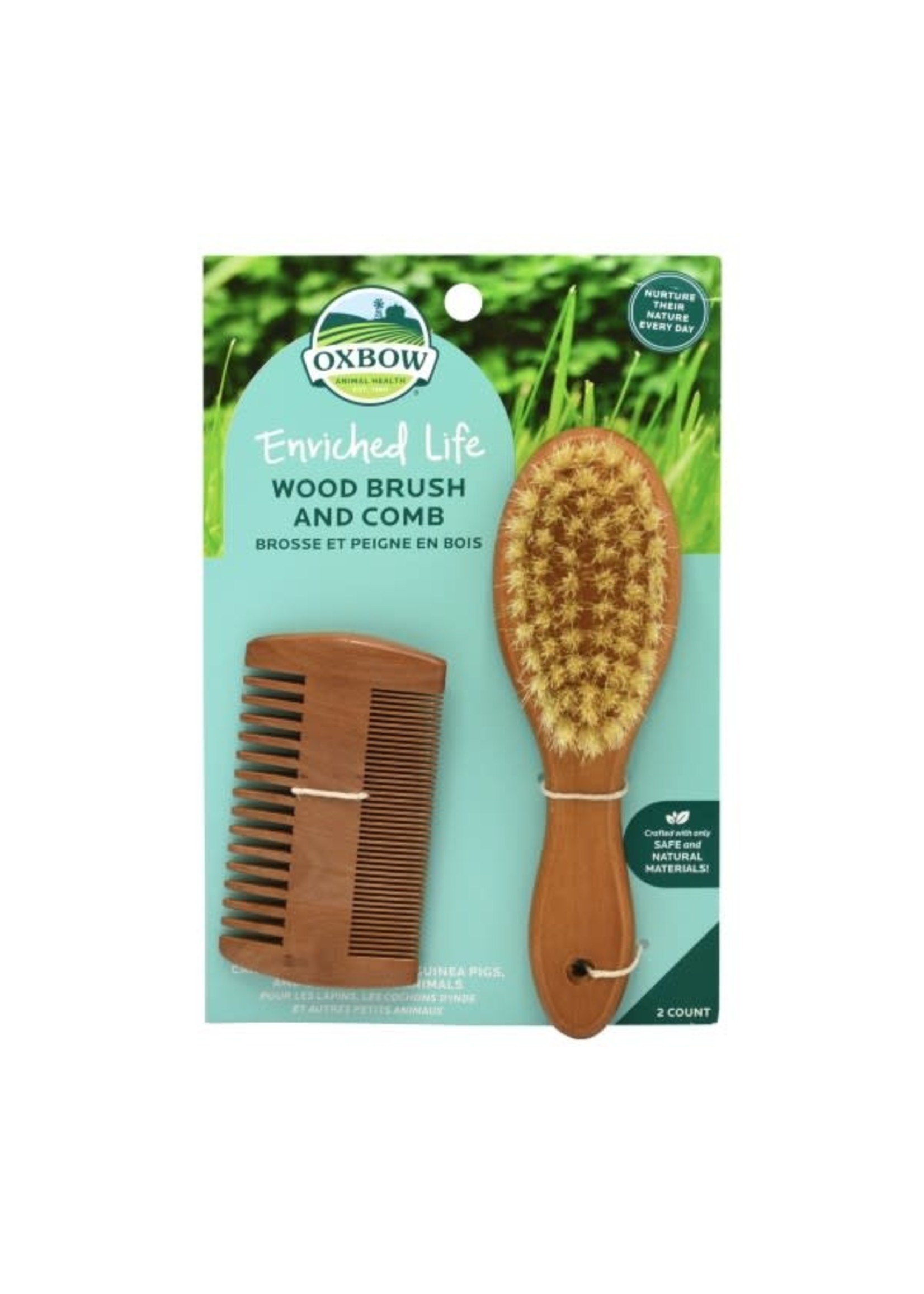 Oxbow Oxbow Wooden Brush & Comb