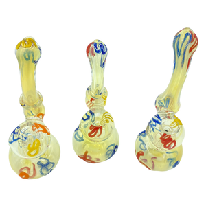 6" Fumed Squiggle Sherlock Bubbler