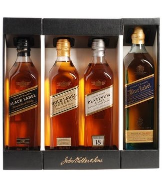 JOHNNIE WALKER COLLECTION GIFT 4PK 200ML