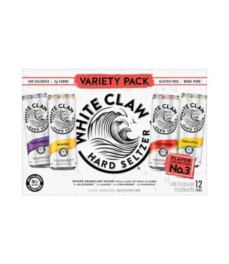 WHITE CLAW #3 VARIETY 12PK 12OZ CANS