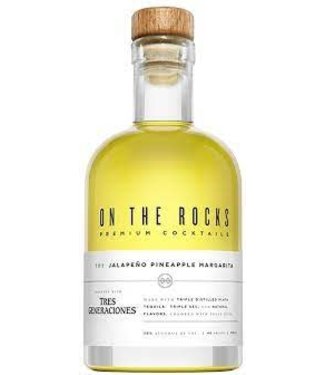 ON THE ROCKS JALAPENO PINEAPPLE MARGARITA 375ML