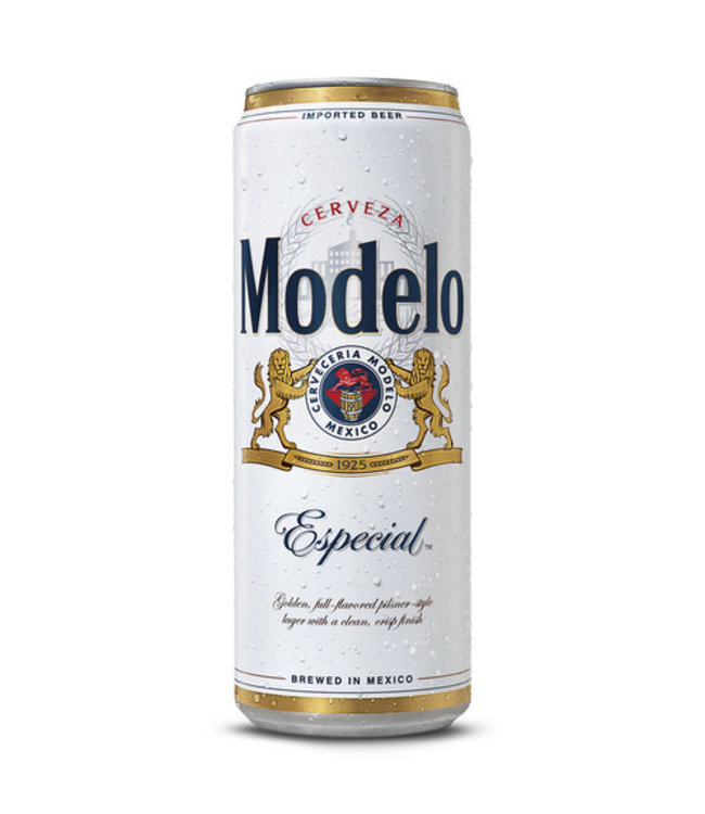 MODELO ESPECIAL 24OZ SINGLE CAN - Bauer Wine & Spirits