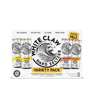 WHITE CLAW #2 VARIETY 12PK 12OZ CANS