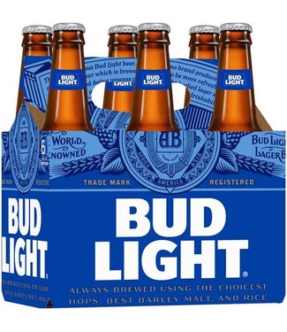 BUD LIGHT 6PK BTL