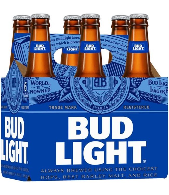 BUD LIGHT 6PK BTL