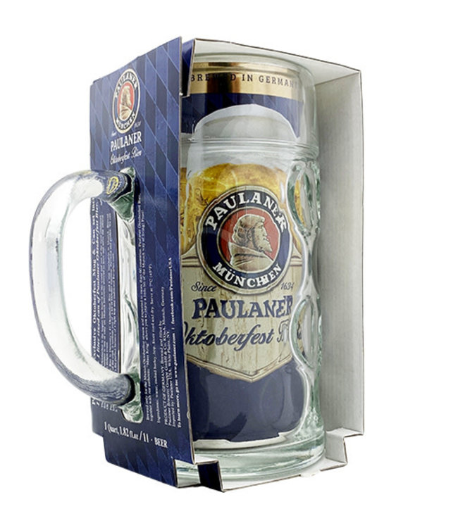 Gezamenlijk Gemakkelijk Tegenhanger PAULANER OKTOBERFEST GLASS SET - Bauer Wine & Spirits