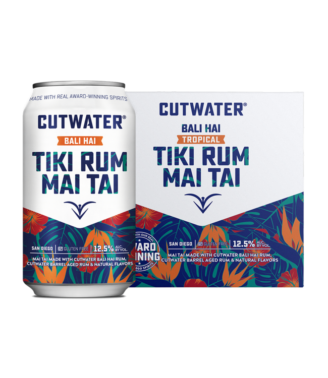 CUTWATER TIKI RUM MAI TAI 4PK